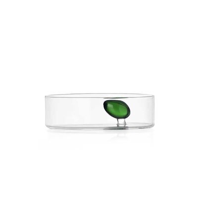 Ichendorf Milano Travasi Clear Little Bowl with Green Olive 4.72 Inch Diameter, MPN: IC312.189, UPC…