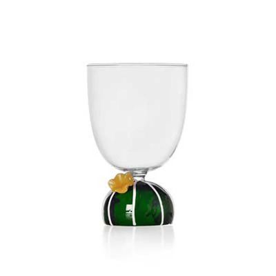 Ichendorf Milano Desert Plants Water Glass Yellow Flower 10.8 oz, MPN: IC352.069, UPC: 790955375826