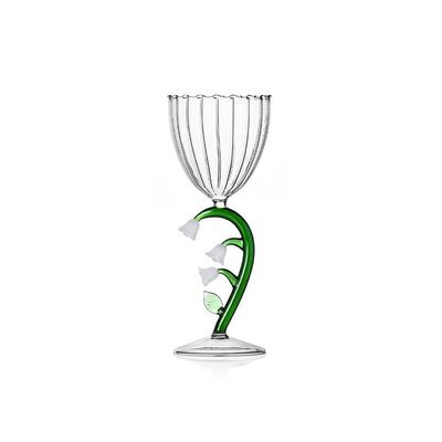 Ichendorf Milano Botanica Optical Stemmed Glass White Flower 9.5 oz, MPN: IC354.009, UPC: 790955374…