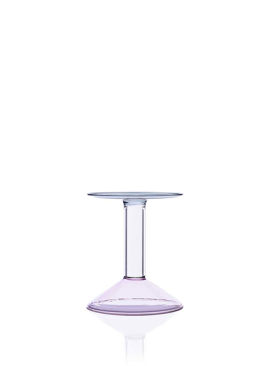 Ichendorf Milano Rainbow Cand leholder Pm Pink Cle Grey 5.71 Inch, MPN: IC369.592, UPC: 790955379756