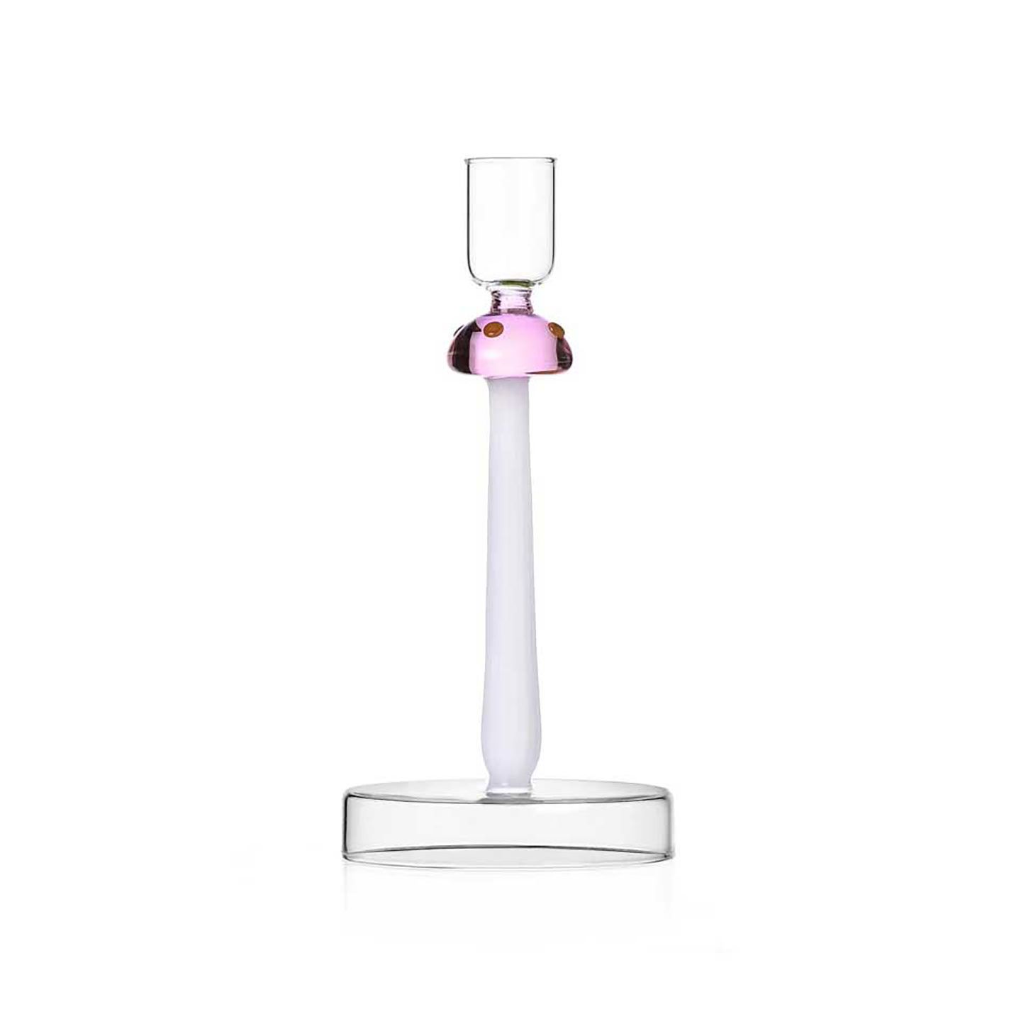 Ichendorf Milano Alice Cand le Holder Pink Mushroom With Red Dots, MPN: IC352.090.25, UPC: 79095537…