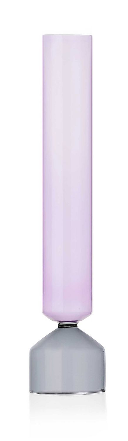 Ichendorf Milano Bouquet Colore Vasi Tall Vase Smoke Pink 16.54 Inch, MPN: IC367.168, UPC: 79095537…