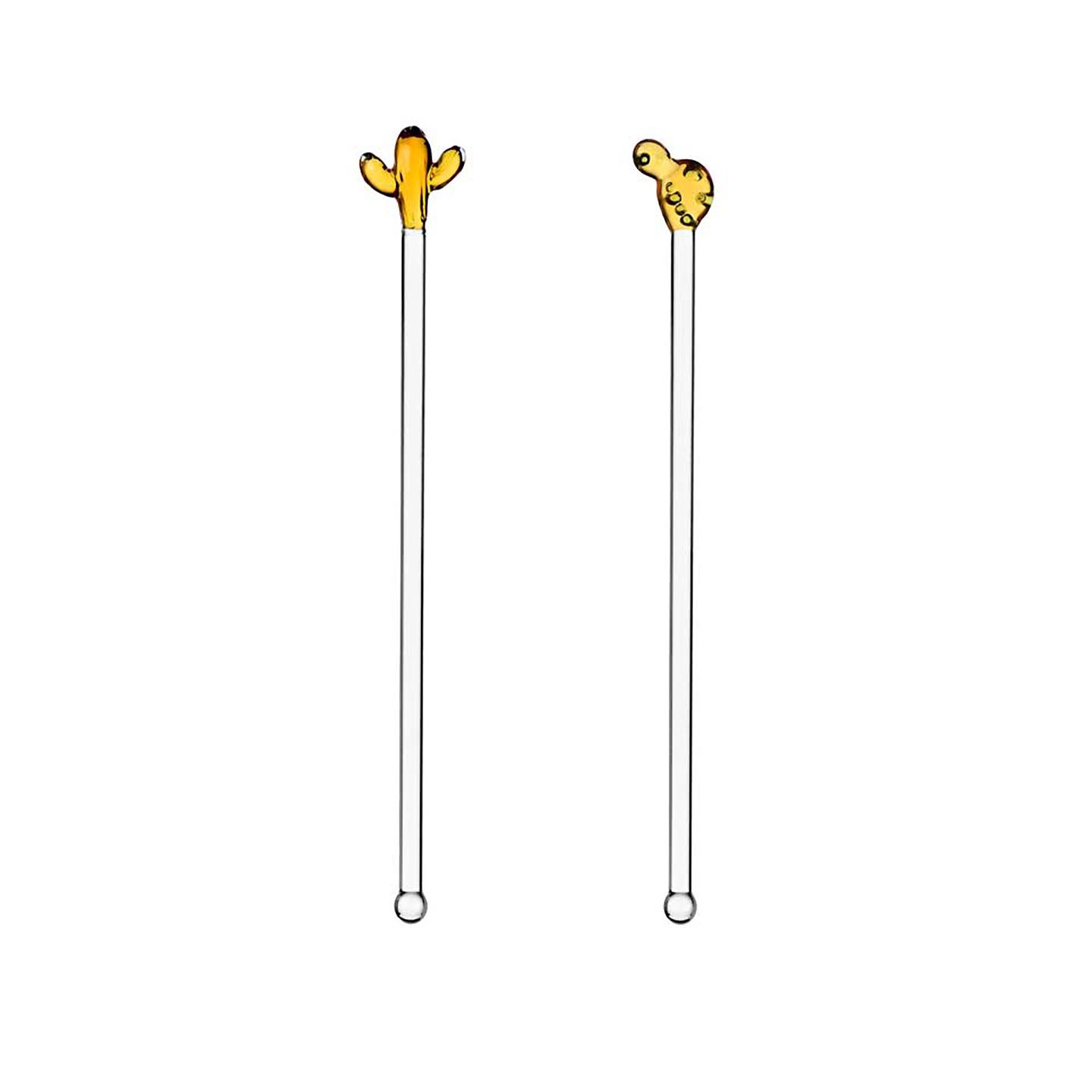 Ichendorf Milano Desert Plants Set 2 Mixers Amber and Green Amber Cactus 7.87in, MPN: IC354.178, UP…