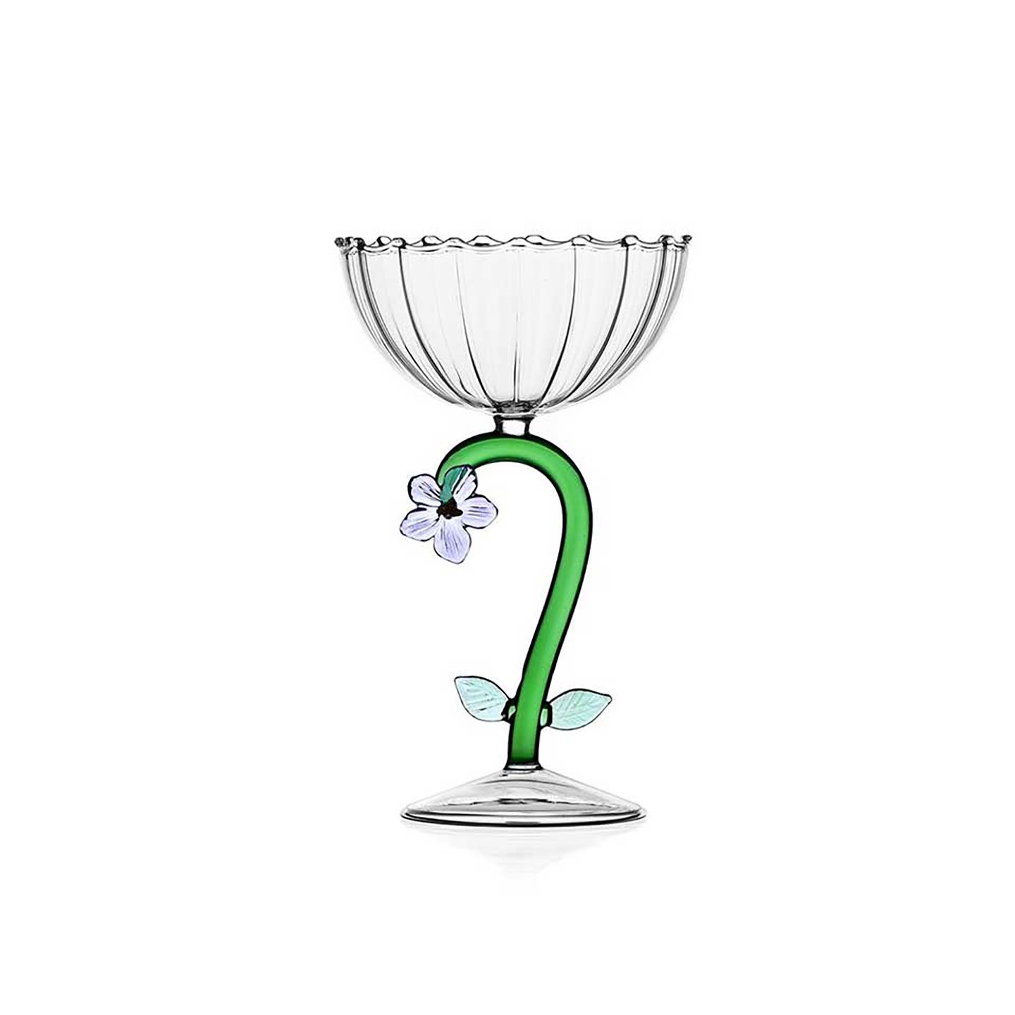 Ichendorf Milano Botanica Optical Champagne Bowl Lilac Flower 9.5 oz, MPN: IC354.017, UPC: 79095537…