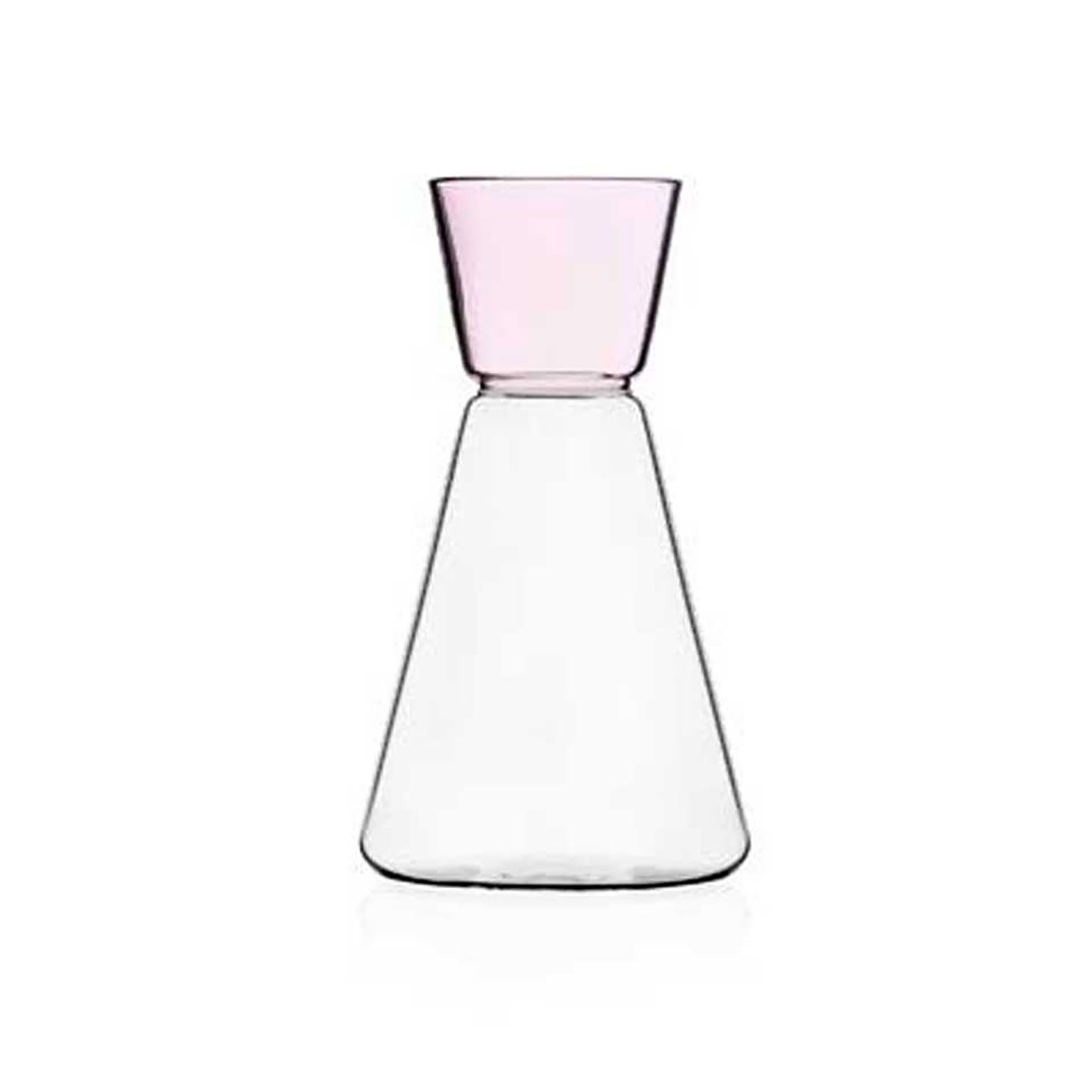Ichendorf Milano High Rise Sake Sake Jug Clear Pink 8.8 oz, MPN: IC312.131, UPC: 790955377936