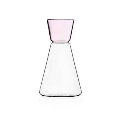 Ichendorf Milano High Rise Sake Sake Jug Clear Pink 8.8 oz, MPN: IC312.131, UPC: 790955377936
