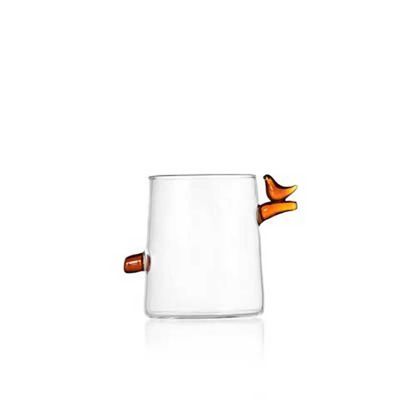 Ichendorf Milano Birds Water Glass Amber Bird 10.8 oz, MPN: IC352.313, UPC: 790955374355