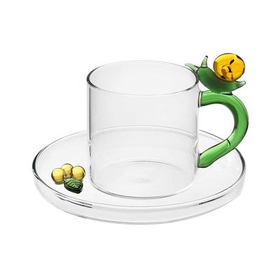 Ichendorf Milano Fruits &amp; Flowers Coffee Cup with Saucer Snail 3.4 oz, MPN: IC352.190, UPC: 7909553…