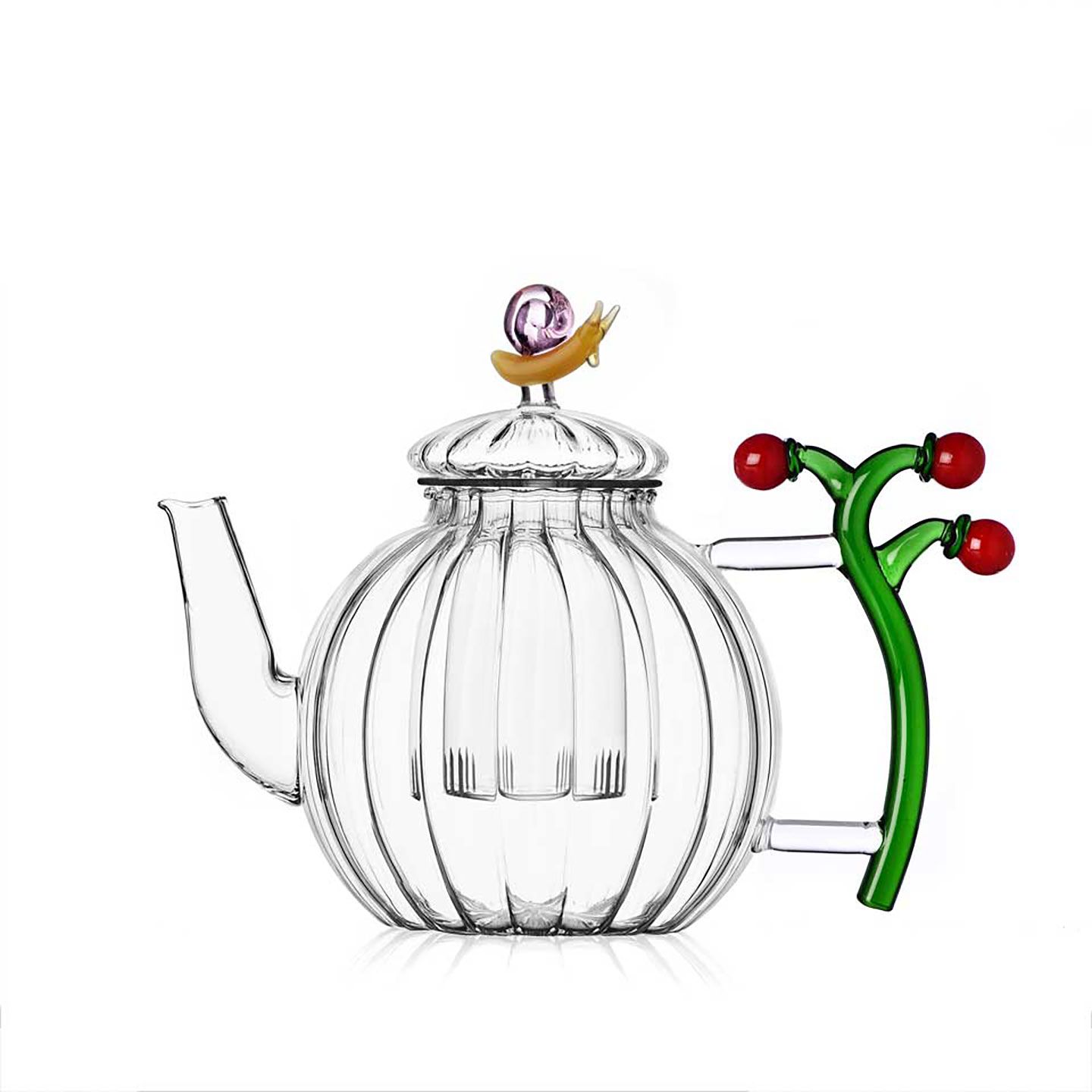 Ichendorf Milano Vegetables Teapot Optic Tomatoes and Snail 4.72/6.69 Inch, MPN: IC354.182, UPC: 79…