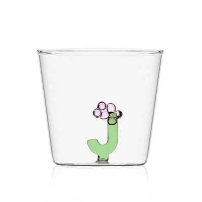 Ichendorf Milano Greenwood Bloom Alphabet Tumbler J 11.8 oz, MPN: IC352.169, UPC: 790955377073