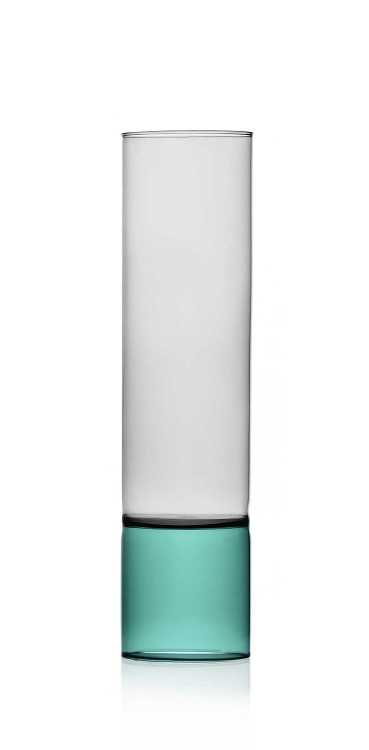 Ichendorf Milano Bamboo Groove Vase Green Smoke 14.57 Inch, MPN: IC367.196, UPC: 790955373983
