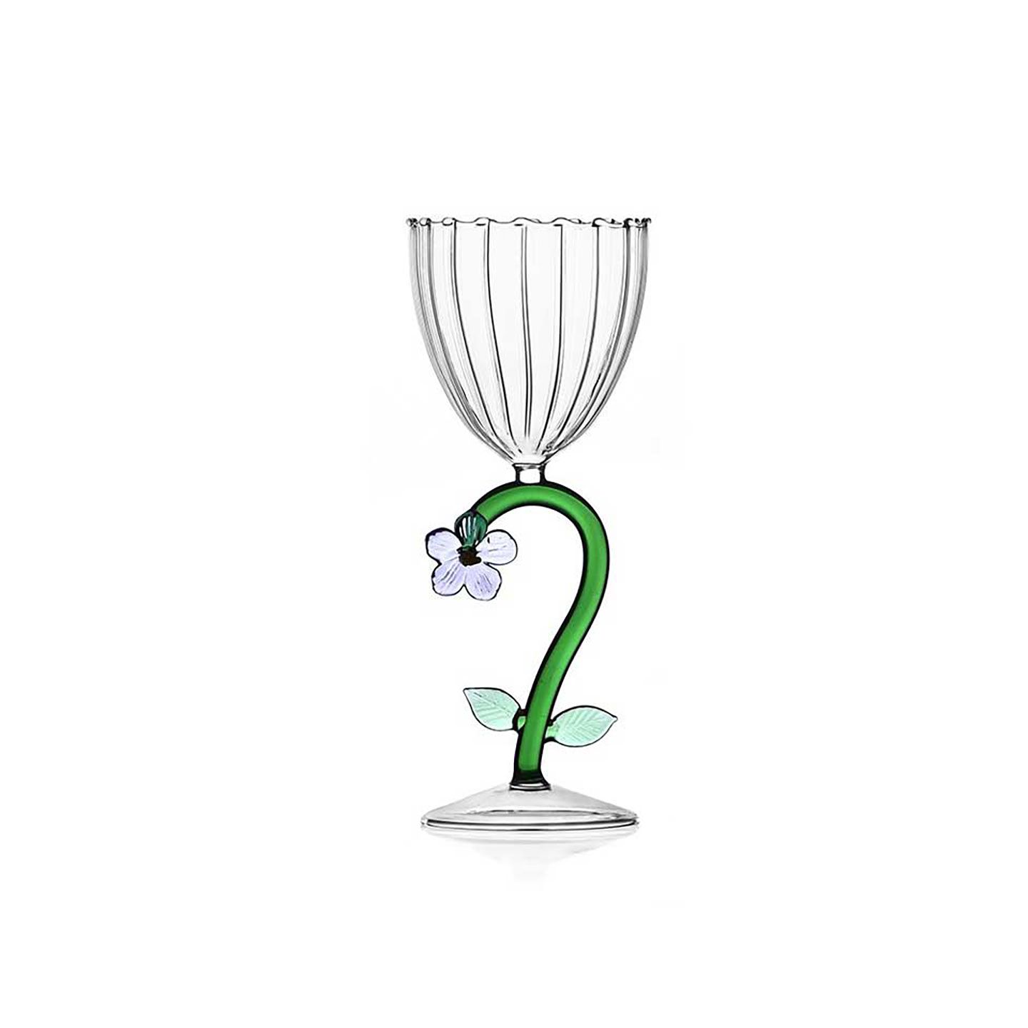 Ichendorf Milano Botanica Optical Stemmed Glass Lilac Flower 9.5 oz, MPN: IC354.010, UPC: 790955374…