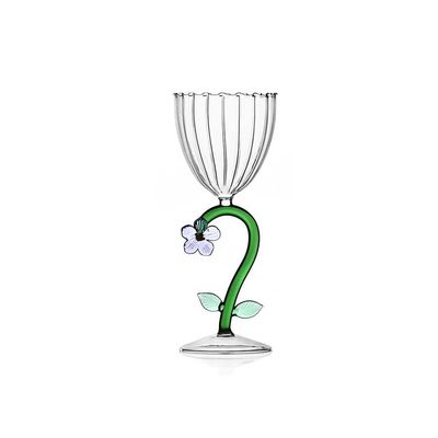 Ichendorf Milano Botanica Optical Stemmed Glass Lilac Flower 9.5 oz, MPN: IC354.010, UPC: 790955374…