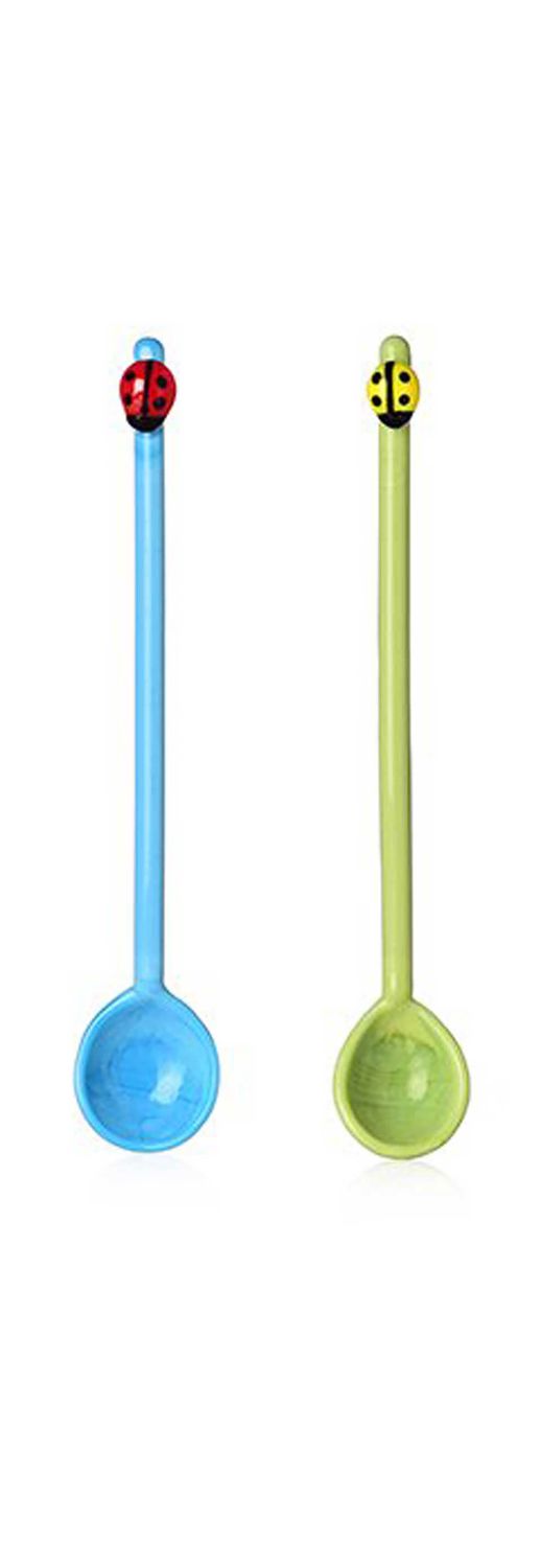 Ichendorf Milano Fruits &amp; Flowers 2 Teaspoons with Ladybug 5.91 in, MPN: IC352.199, UPC: 7909553763…