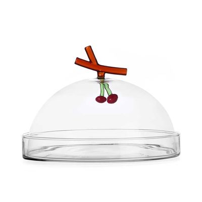 Ichendorf Milano Fruits &amp; Flowers Dome with Dish Cherries 5.51 Inch&quot;cupola, MPN: IC354.258, UPC: 79…