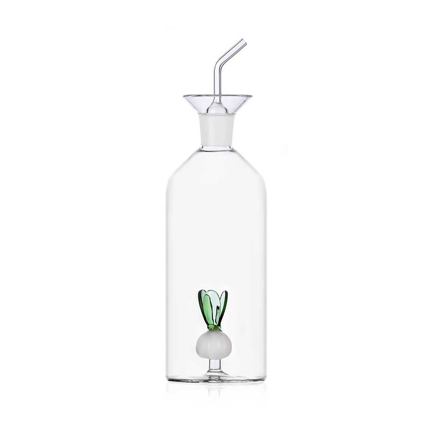Ichendorf Milano Vegetables Oil Bottle with Inside Spring Onion 7.87 with 1.57 Lid Inch, MPN: IC354…