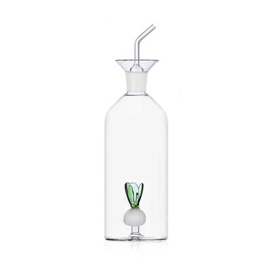 Ichendorf Milano Vegetables Oil Bottle with Inside Spring Onion 7.87 with 1.57 Lid Inch, MPN: IC354…