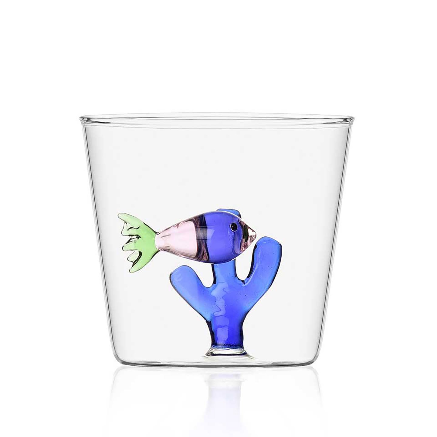 Ichendorf Milano Marine Garden Tumbler Pink Fish Blue Seaweed 11.5 oz, MPN: IC352.055, UPC: 7909553…