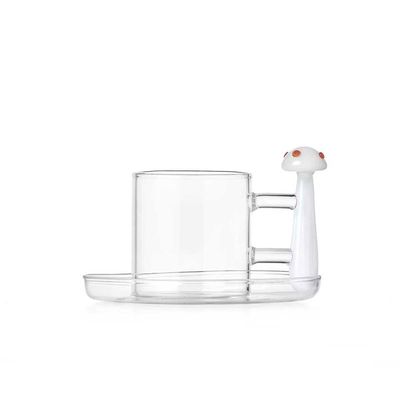Ichendorf Milano Alice Coffee Cup &amp; Saucer White Mushroom with Red Dots 3.4 oz, MPN: IC352.090.32, …