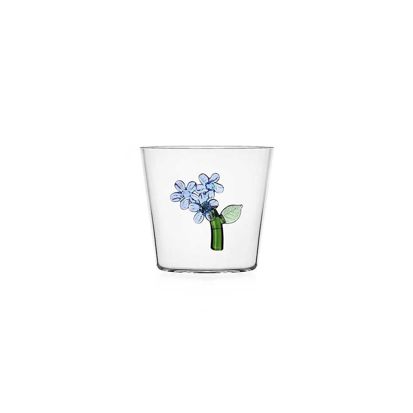 Ichendorf Milano Botanica Tumbler Light Blue Flower 11.8 oz, MPN: IC354.032, UPC: 790955374904