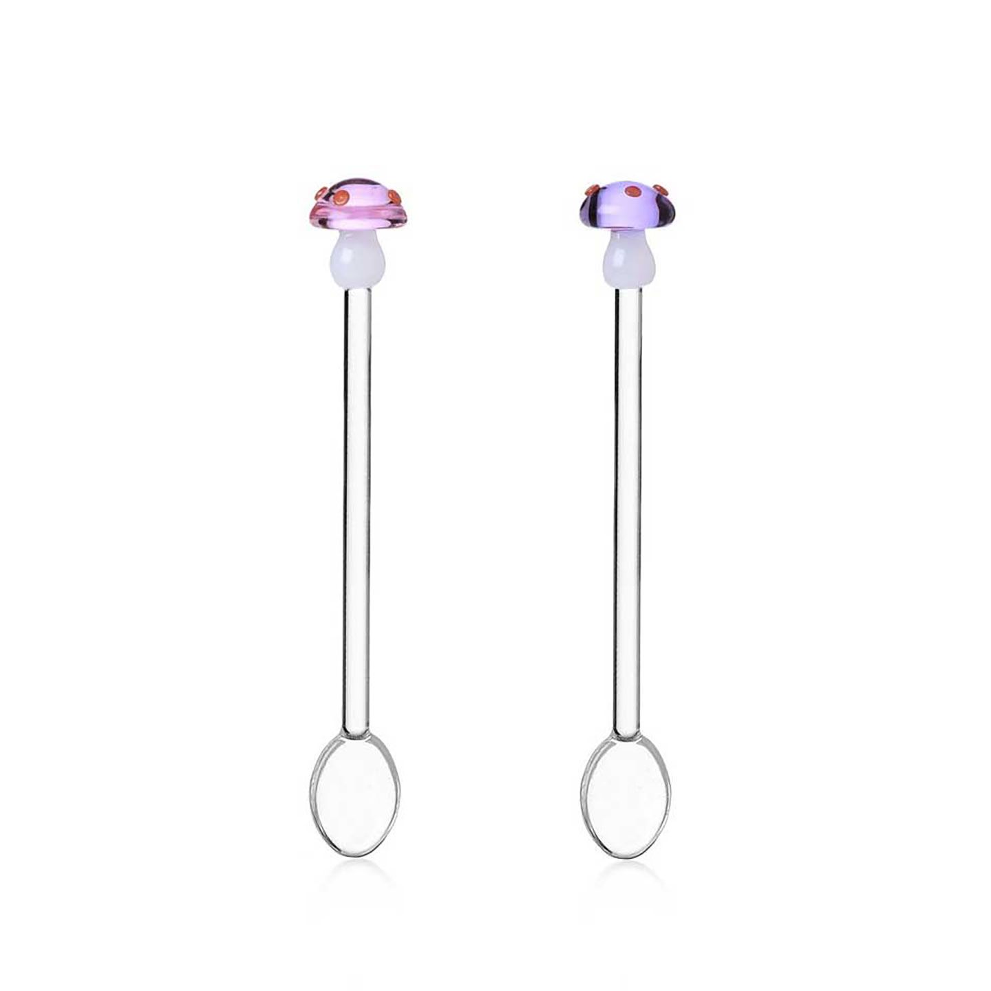 Ichendorf Milano Alice 2 Spoons Purple and Pink Mushroom, MPN: IC352.090.43, UPC: 790955373259