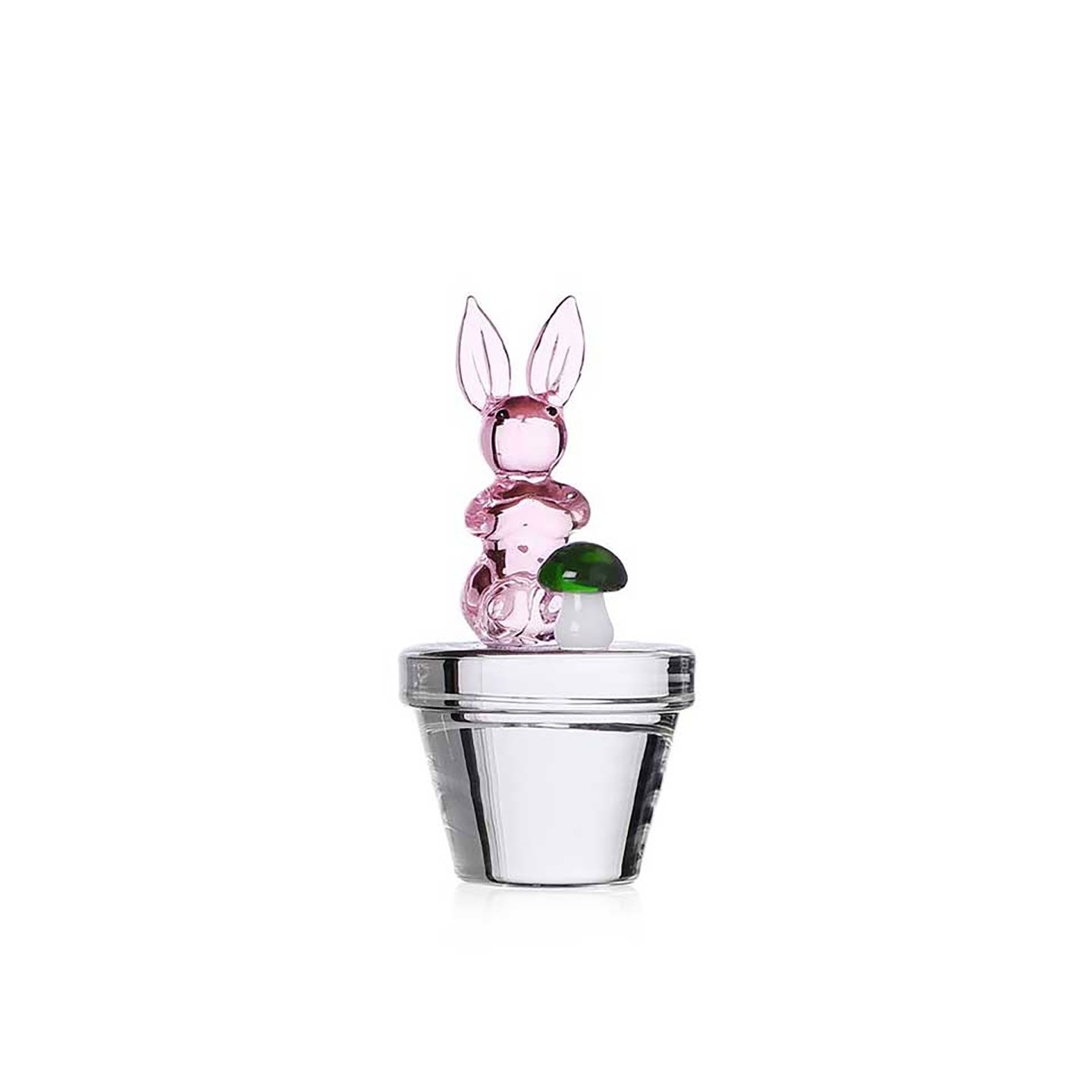 Ichendorf Milano Alice Paperweight Placeholder Pink Rabbit Mushroom, MPN: IC352.090.66, UPC: 790955…