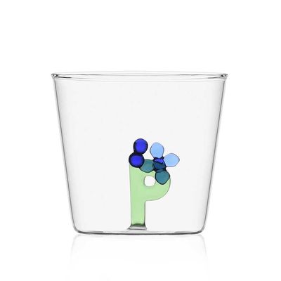 Ichendorf Milano Greenwood Bloom Alphabet Tumbler P 11.8 oz, MPN: IC352.175, UPC: 790955377134