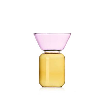 Ichendorf Milano Gelee Vase Yellow Pink Small 6.5 Inch, MPN: IC313.201, UPC: 790955296695