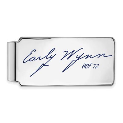 Early Wynn Hall of Fame Signature Epoxy Money Clip Sterling Silver SSHF04EW72, UPC: