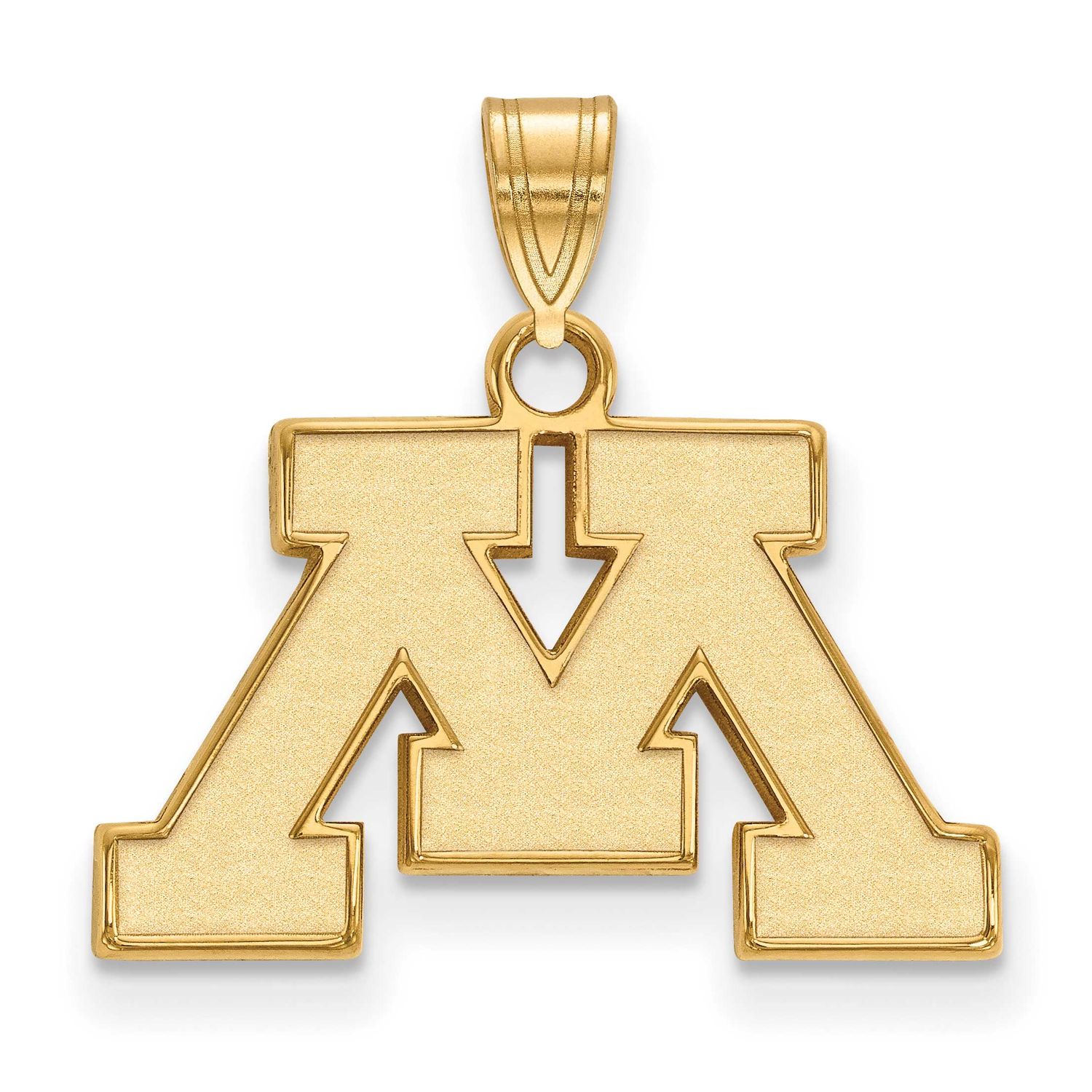 University of Minnesota Letter M Small Pendant 14k Gold 4Y002UMN, UPC: 886774859699