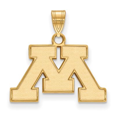 University of Minnesota Letter M Small Pendant 14k Gold 4Y002UMN, UPC: 886774859699