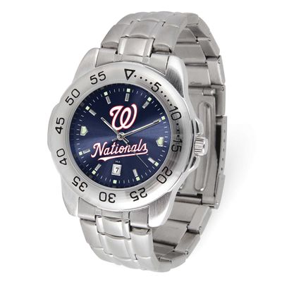 MLB Washington Nationals Sport Steel Watch with Date Gametime XWM3514, UPC: 82652868207