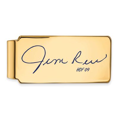 Jim Rice Hall of Fame Signature Epoxy Money Clip Gold-plated Sterling Silver GPHF04JR09, UPC: