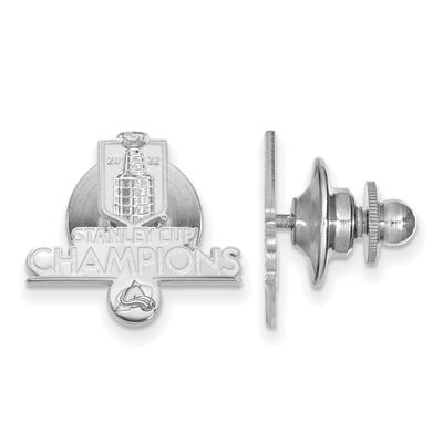 2022 Stanley Cup Champions Colorado Avalanche Tie Tac Sterling Silver SS006AVA22, UPC: 196904092095
