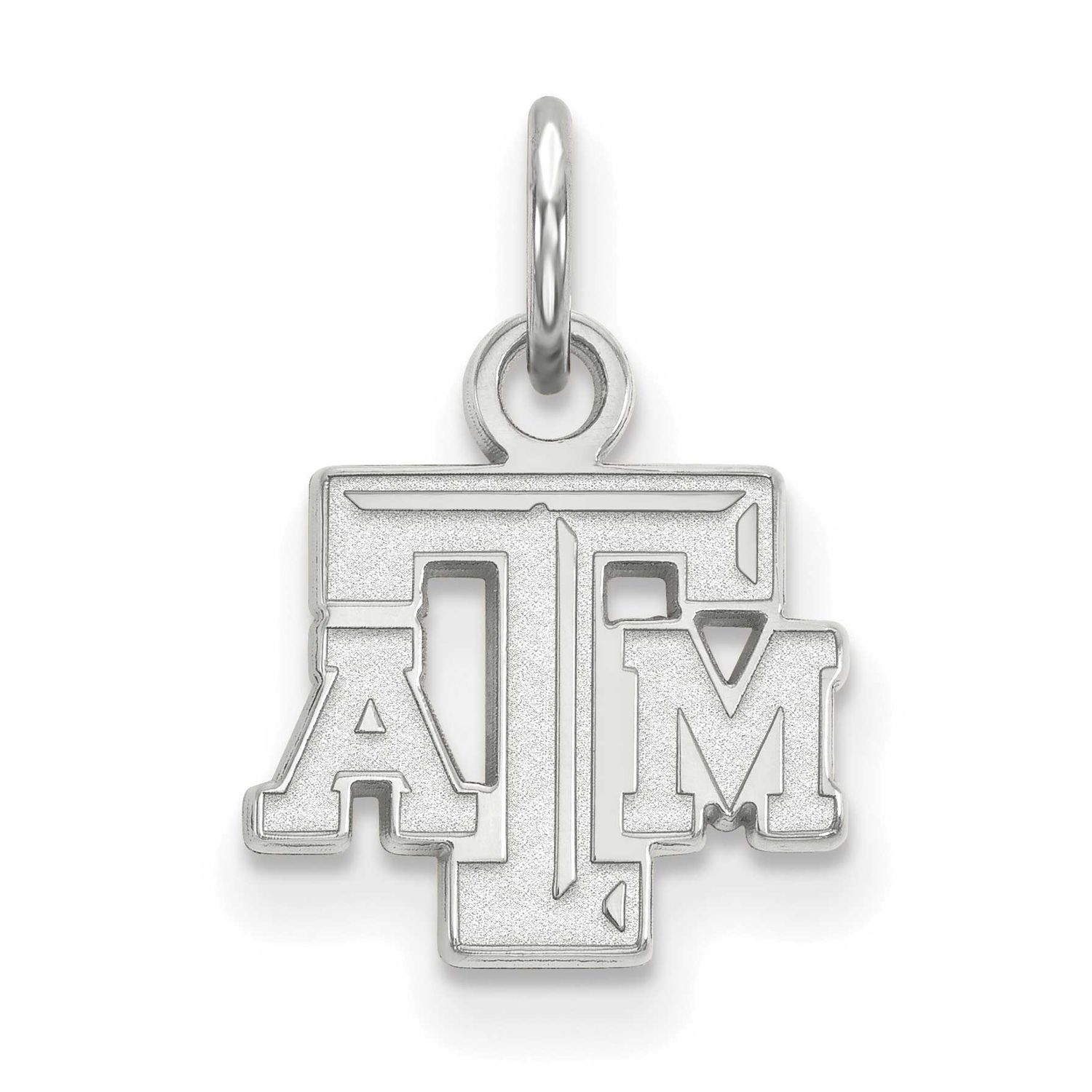 Texas A And M University T-A-M Extra Small Pendant Sterling Silver Rhodium-plated SS001TAM, UPC: 88…
