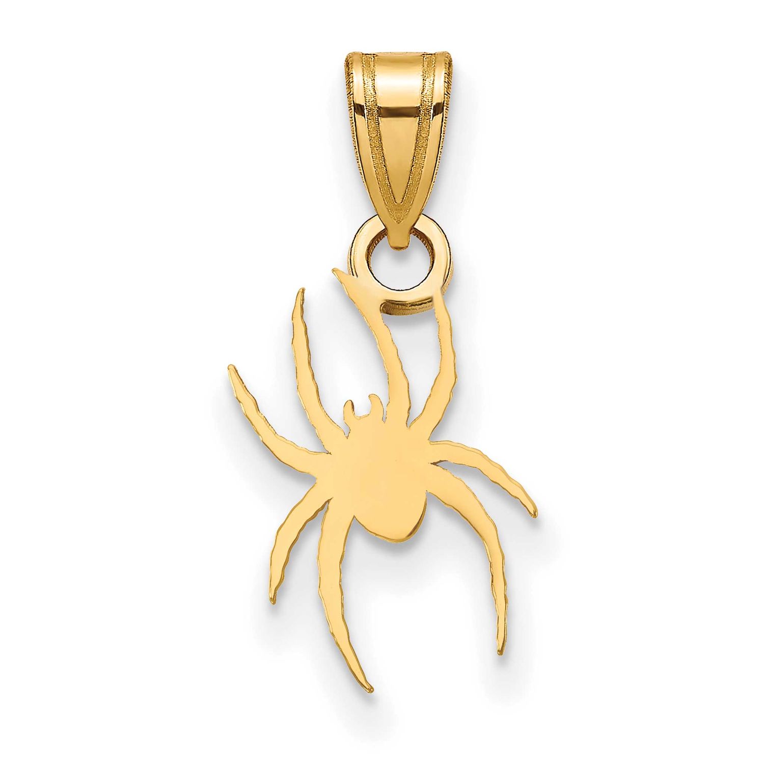 University of Richmond Small Spider Pendant 14k Gold 4Y025URV, UPC: 191101779527