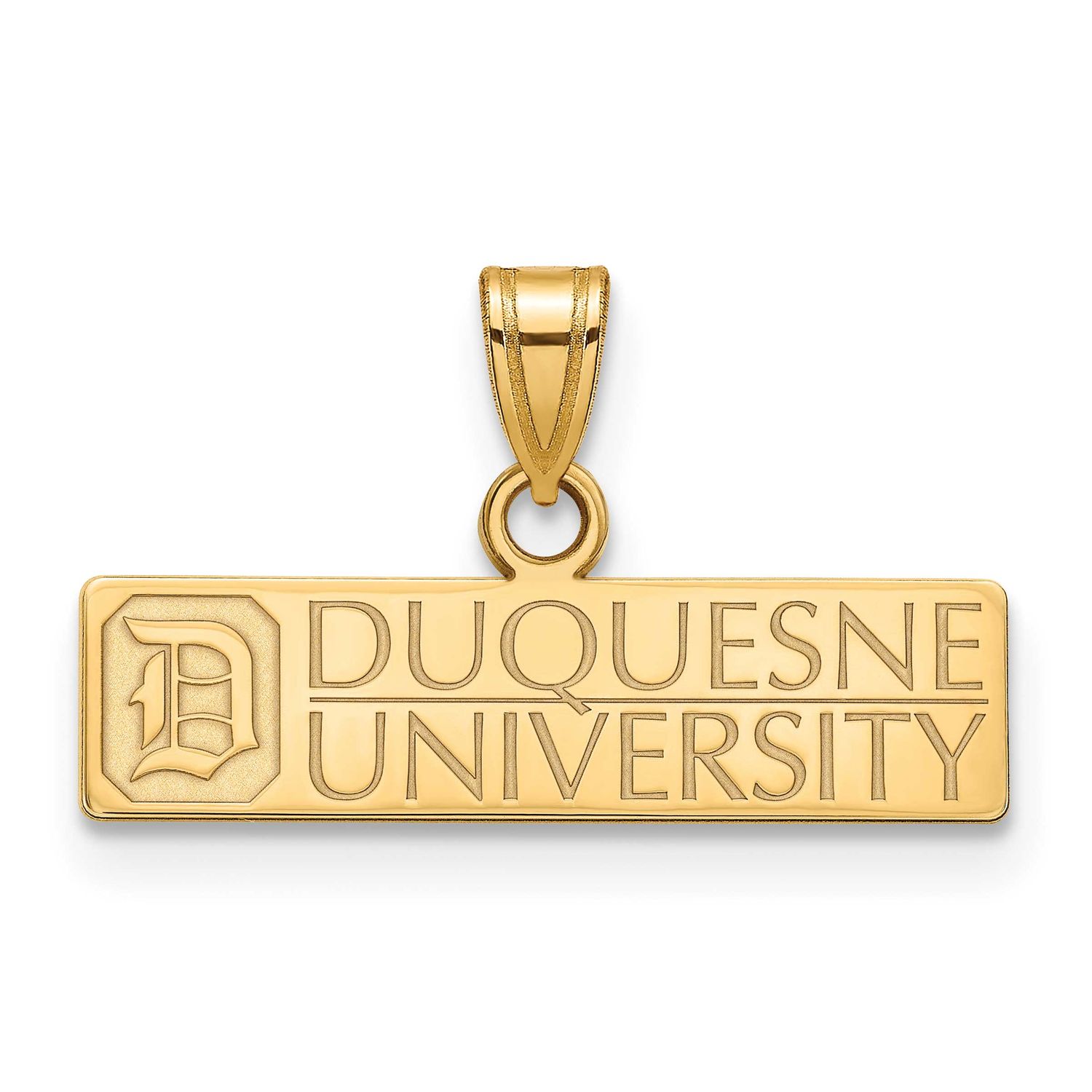 Duquesne University Medium Pendant 10k Gold 1Y001DUU, UPC: 886774794396