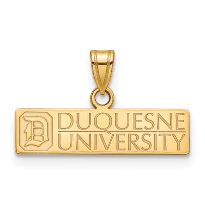 Duquesne University Medium Pendant 10k Gold 1Y001DUU, UPC: 886774794396