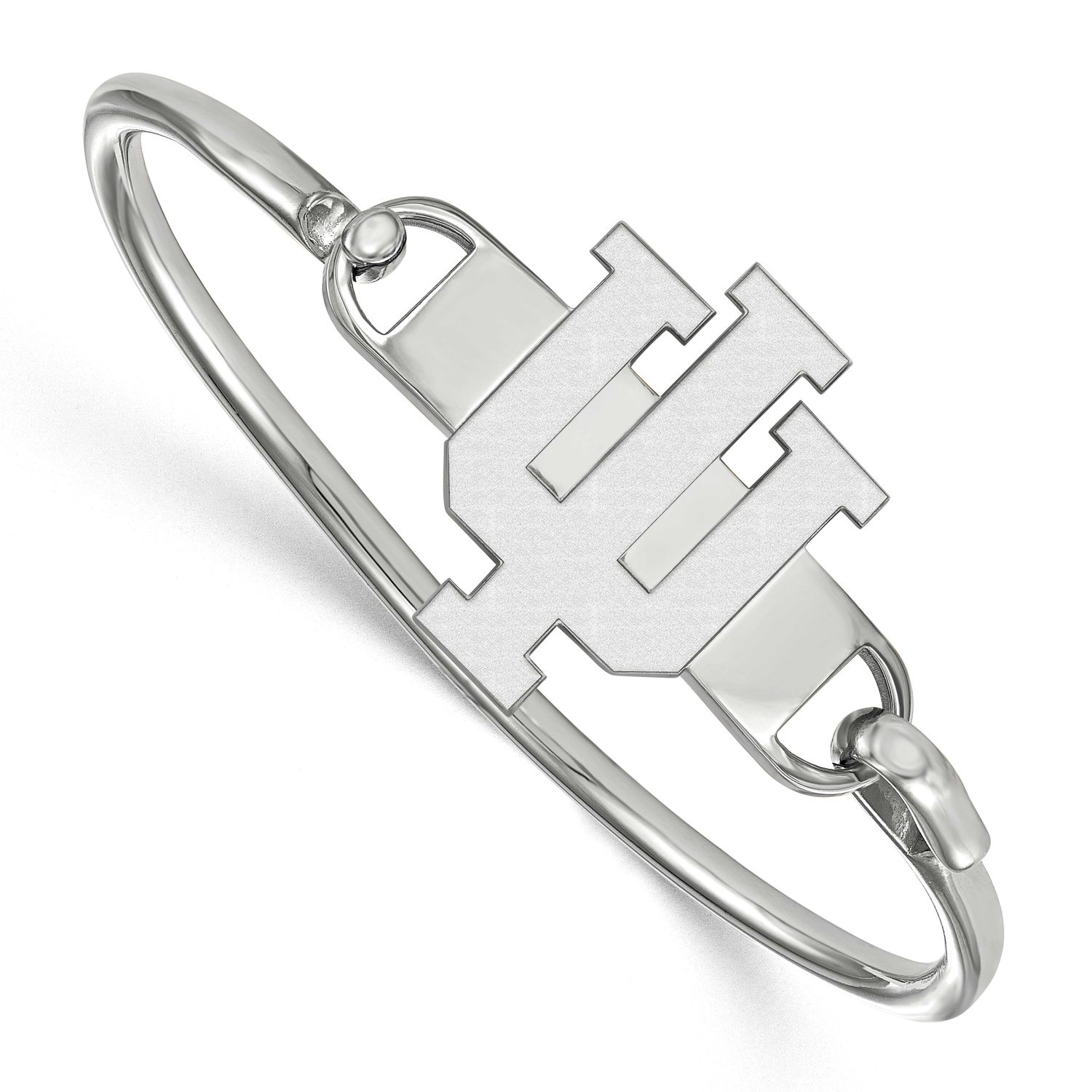 Indiana University Bangle Sterling Silver Rhodium-plated SS021IU-7, UPC: 886774686349