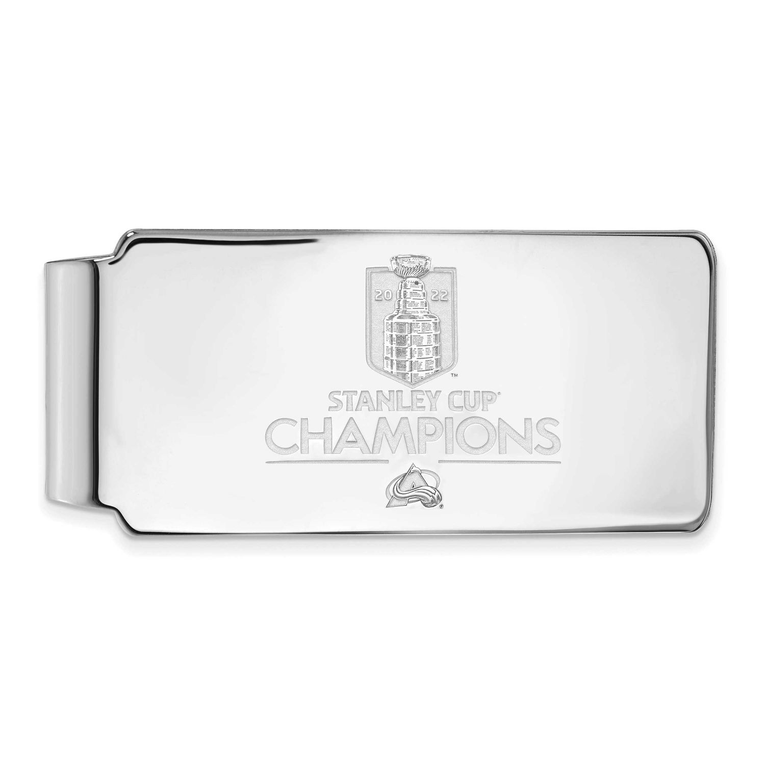 2022 Stanley Cup Champions Colorado Avalanche Money Clip Sterling Silver SS005AVA22, UPC: 196904092…