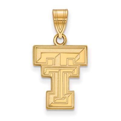 Texas Tech University T-T Medium Pendant 14k Gold 4Y003TXT, UPC: 886774861265