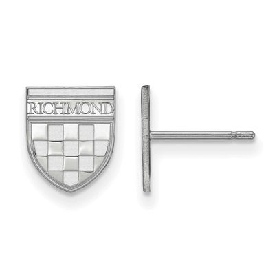 University of Richmond Extra Small Post Earrings 10k White Gold 1W023URV, UPC: 191101781063