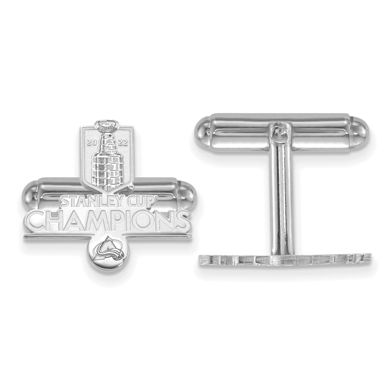 2022 Stanley Cup Champions Colorado Avalanche Cufflinks Sterling Silver SS007AVA22, UPC: 1969040920…