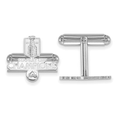 2022 Stanley Cup Champions Colorado Avalanche Cufflinks Sterling Silver SS007AVA22, UPC: 1969040920…