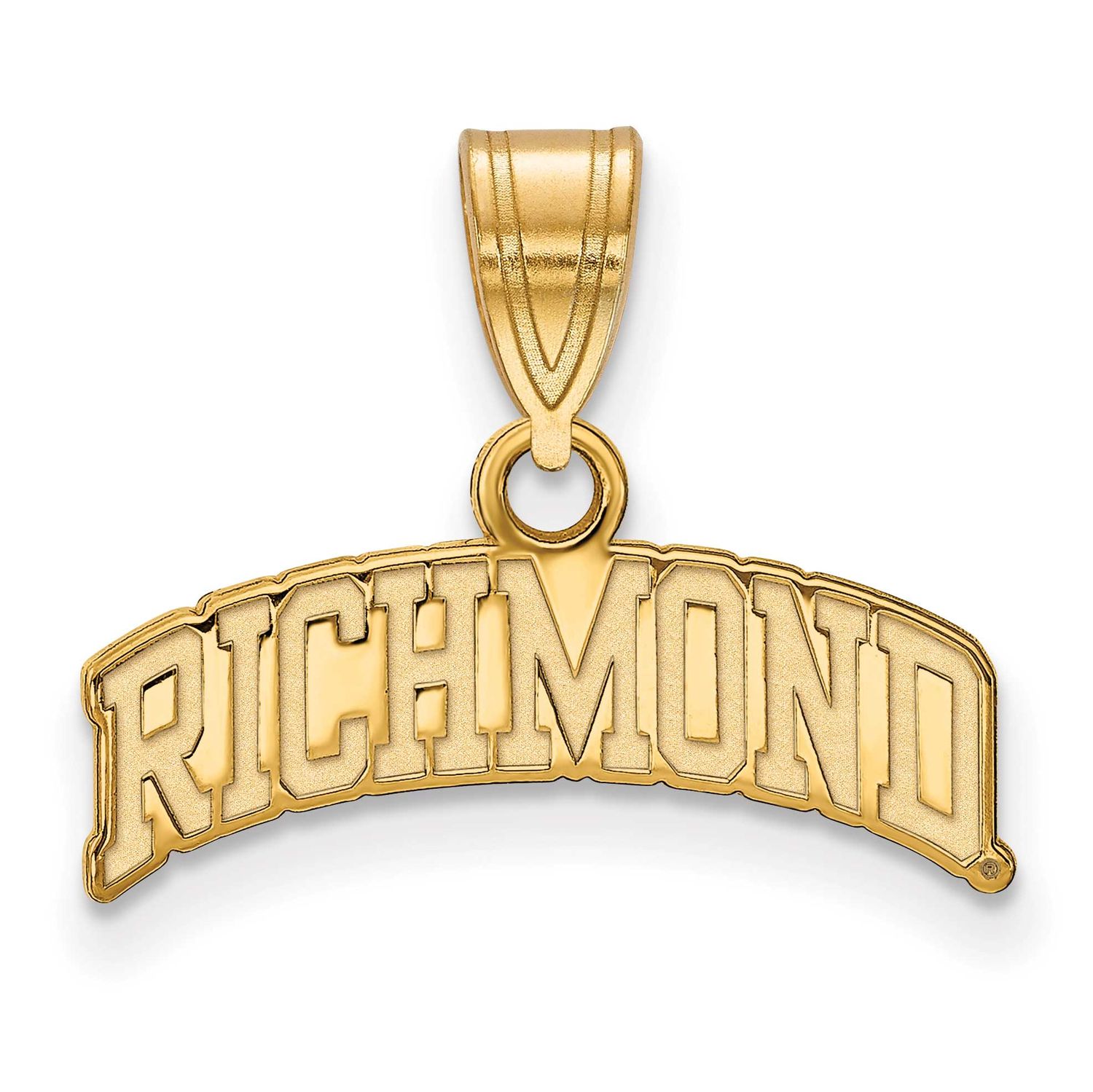 University of Richmond Medium Script Pendant 14k Gold 4Y029URV, UPC: 191101779473