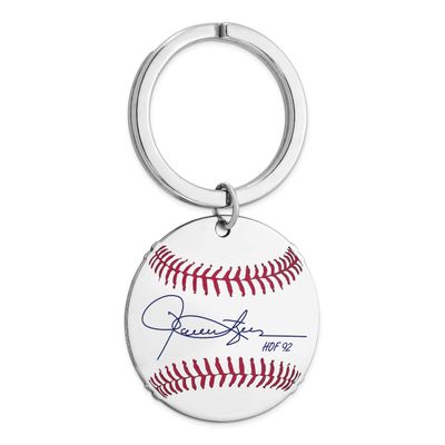 Rollie Fingers Hall of Fame Signature Epoxy Baseball Keychain Sterling Silver SSHF03RF92, UPC: