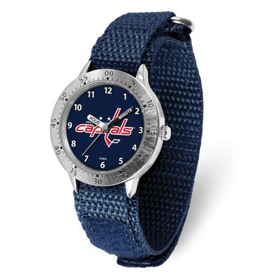 NHL Washington Capitals Youth Tailgater Nylon Strap Quartz Time Teaching Watch Gametime XWM3297, UP…