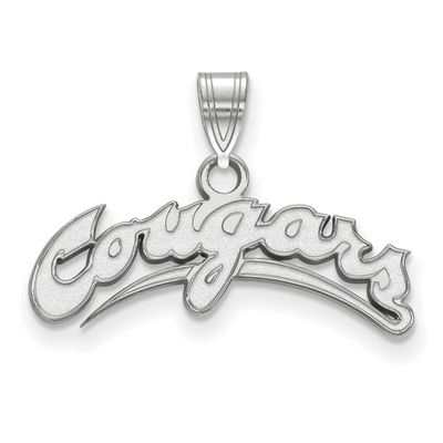 Washington State University Cougars Script Small Pendant 14k White Gold 4W032WAS, UPC: 886774846309