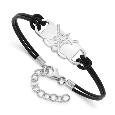NHL Dallas Stars Hockey Stick Leather Brace Sterling Silver Rhodium-plated SS131STA-7, UPC: 1969041…