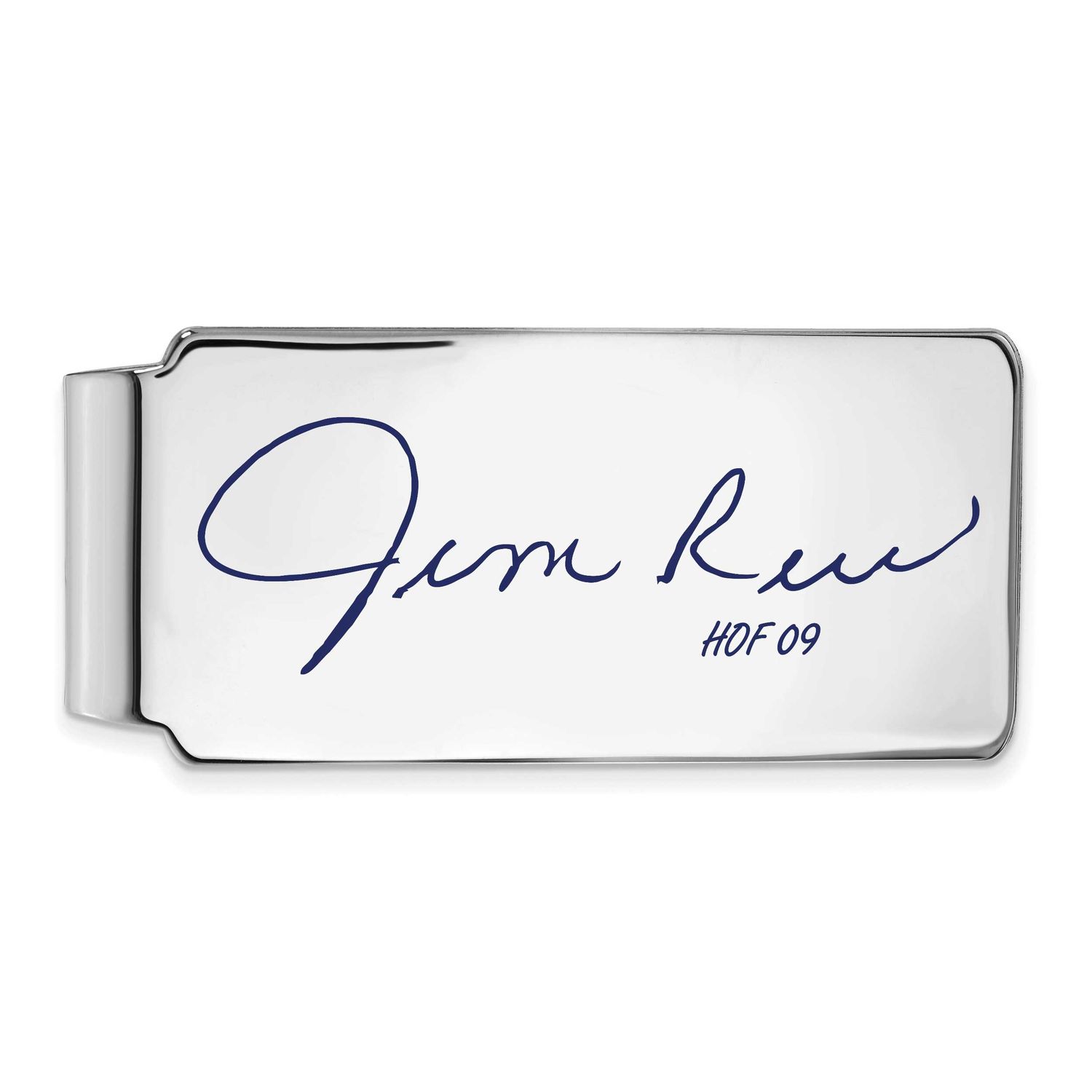 Jim Rice Hall of Fame Signature Epoxy Money Clip Sterling Silver SSHF04JR09, UPC: